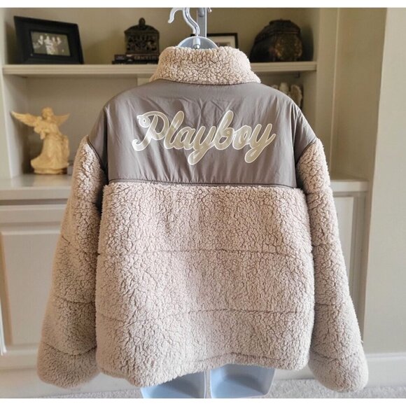 Playboy By PacSun Apres Ski Puffer Jacket- M/L - Picture 4 of 9